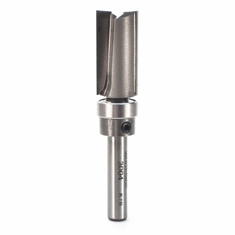 Bearing Template Router Bit - Shank:1/4" - Diameter:1/2" - Cutting Length:1"